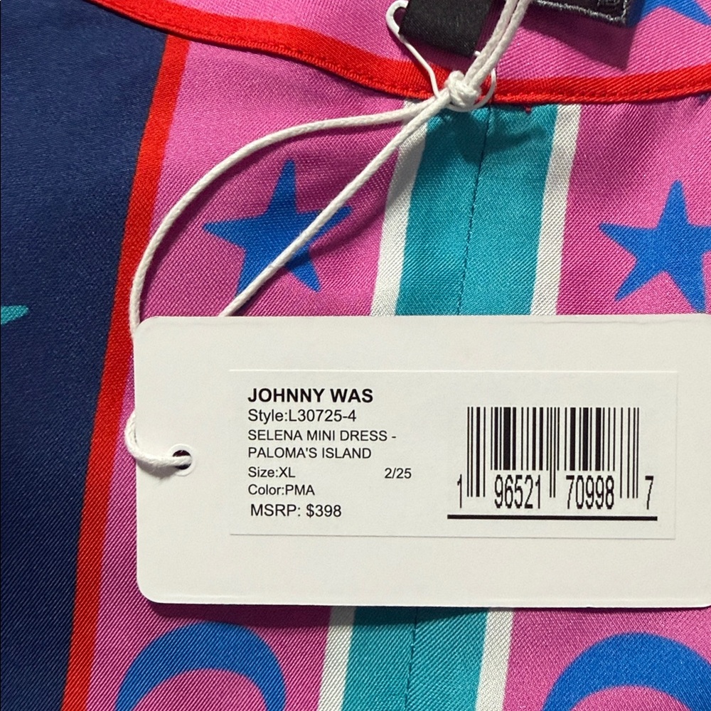 NWT Johnny Was Jade Selena Mini Dress Multicolor Embroidered dress - Picture 10 of 14